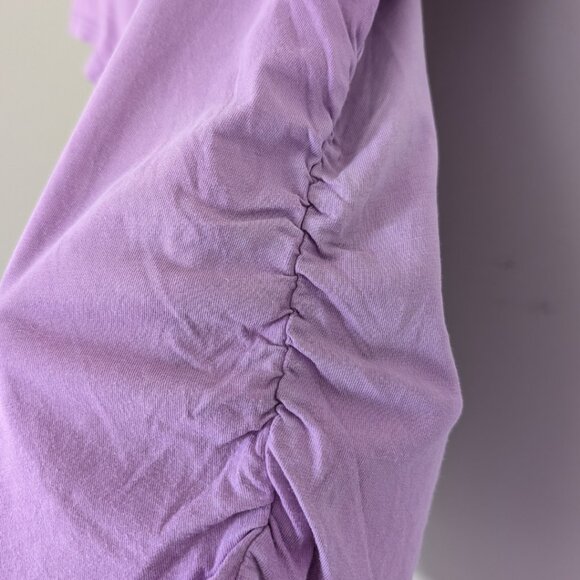 BENCH Purple Scrunched Girl's T-Shirt XL (14-16) - Picture 3 of 8